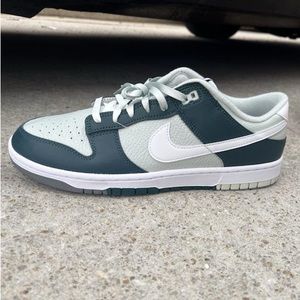 Nike Dunk Low "Deep Jungle/Light Silver/White"